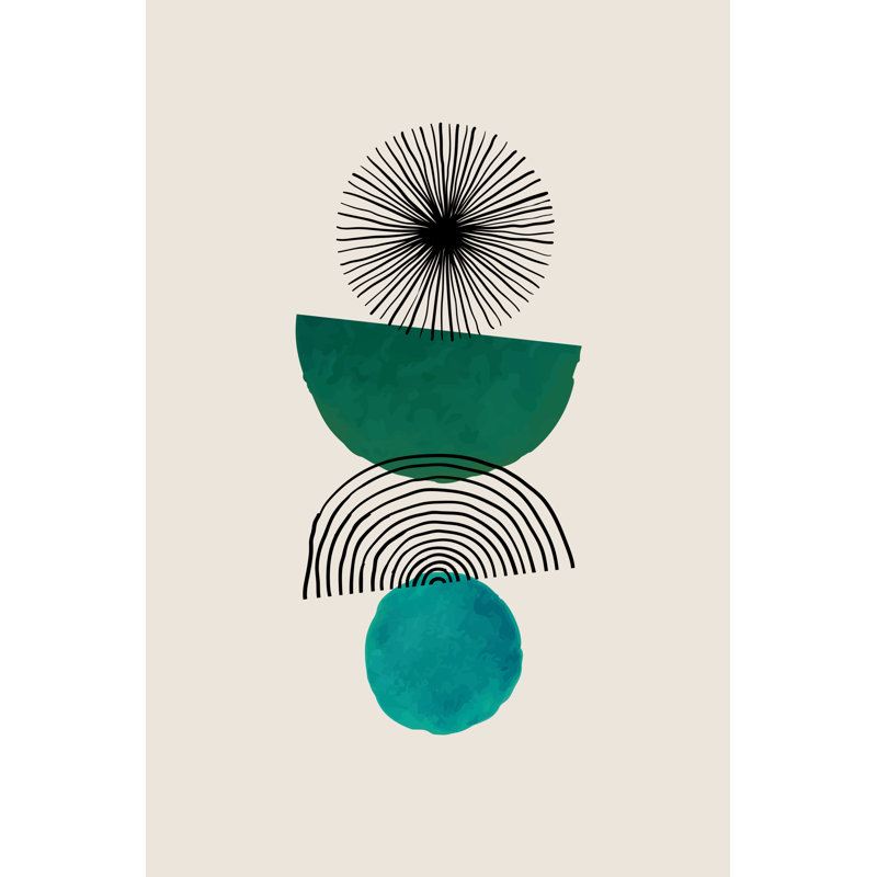 Stacked IV - Wrapped Canvas Painting, 91cm H x 61cm W x 3.8cm D