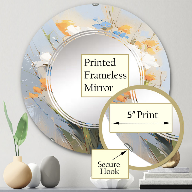 Miroir mural Limont, 24 po x 24 po