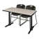 Neyland Cain T-Base Training Seminar Table & 2 Zeng Stack Chairs