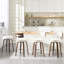 Swivel Upholstered Counter & Bar Stool-1118633825-1118633826