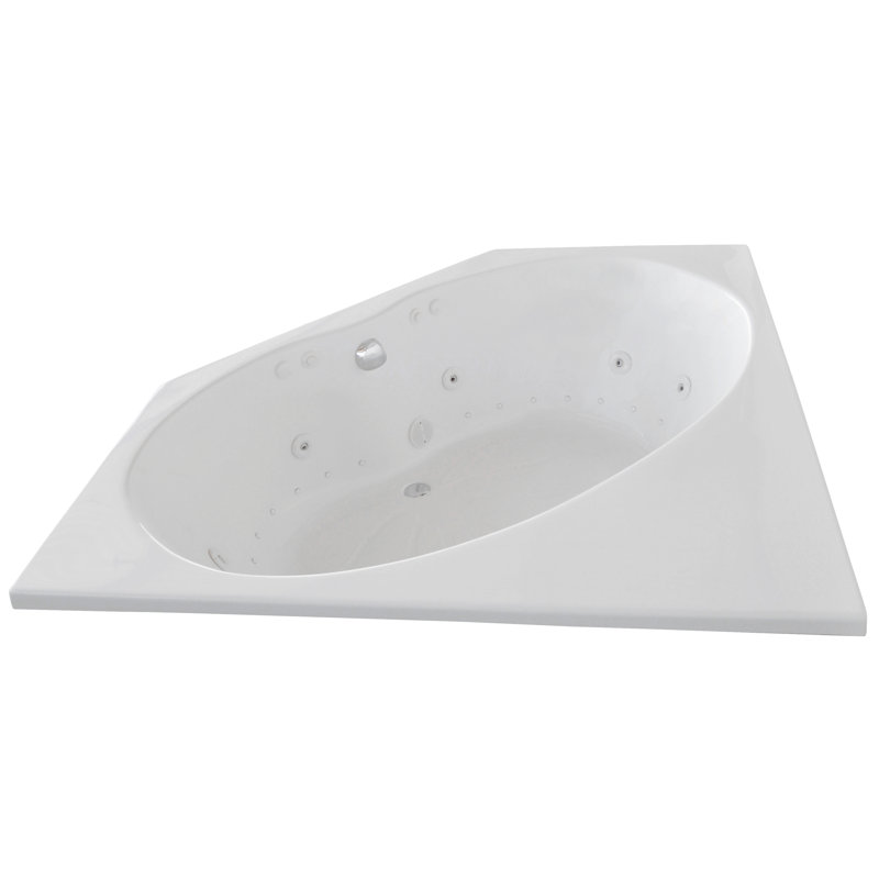 St. Barts 85.25'' x 63.25'' Acrylic Bathtub