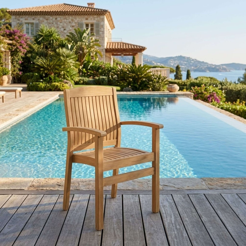 Kia Outdoor Teak Dining Armchair
