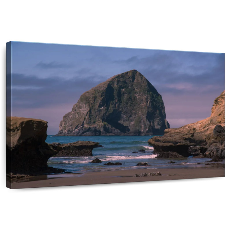 Gillard Oregon Haystack Rock, 8" H x 12" W