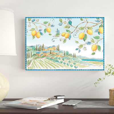 "Méditerranée brise I" par Daphne Brissonnet, reproduction d'art sur toile tendue