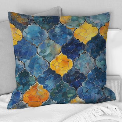 Coussin Blue Tiles I - Tiles
