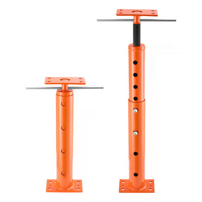 House Floor Jacks, 2 Pack 19-36 Inch Height Range, 18000 lbs Max Load Capacity, Adjustable Support Beam Basement Jack Post Pole for Levelling, Lift Steel Telescoping Post for Temporary Support
