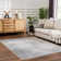 Gaeli Machine Washable Medallion Blue Area Rug
