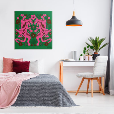 Motif de tigres tropicaux par Carrie Cantwell