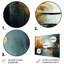 Ensemble de décorations murales en métal Ciuro - Abstract Collages