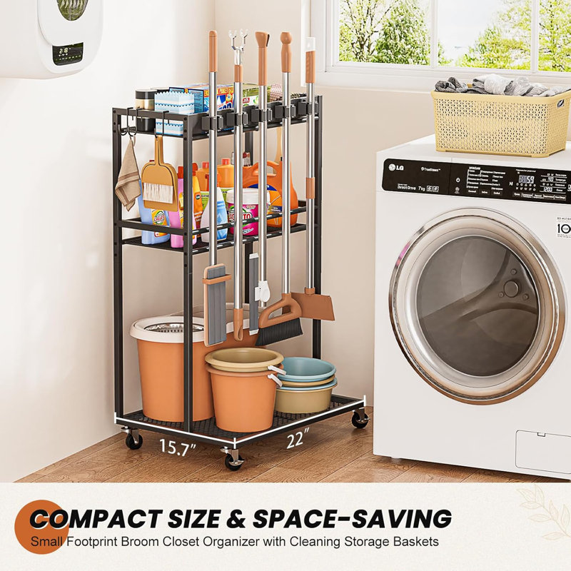 Cleaning Housekeeping Janitorial Cart with Cleaning Caddy