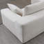 Ensemble de canapé modulaire de salon 109 * 68 ", canapé de style minimaliste moderne, canapé rembourré compressé pour le salon, la chambre à coucher, le salon, combinaison gratuite de 2 PC, en L, crème-1850841239