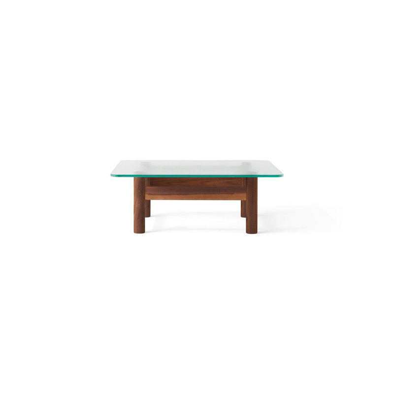 Brasilia Coffee Table, Walnut