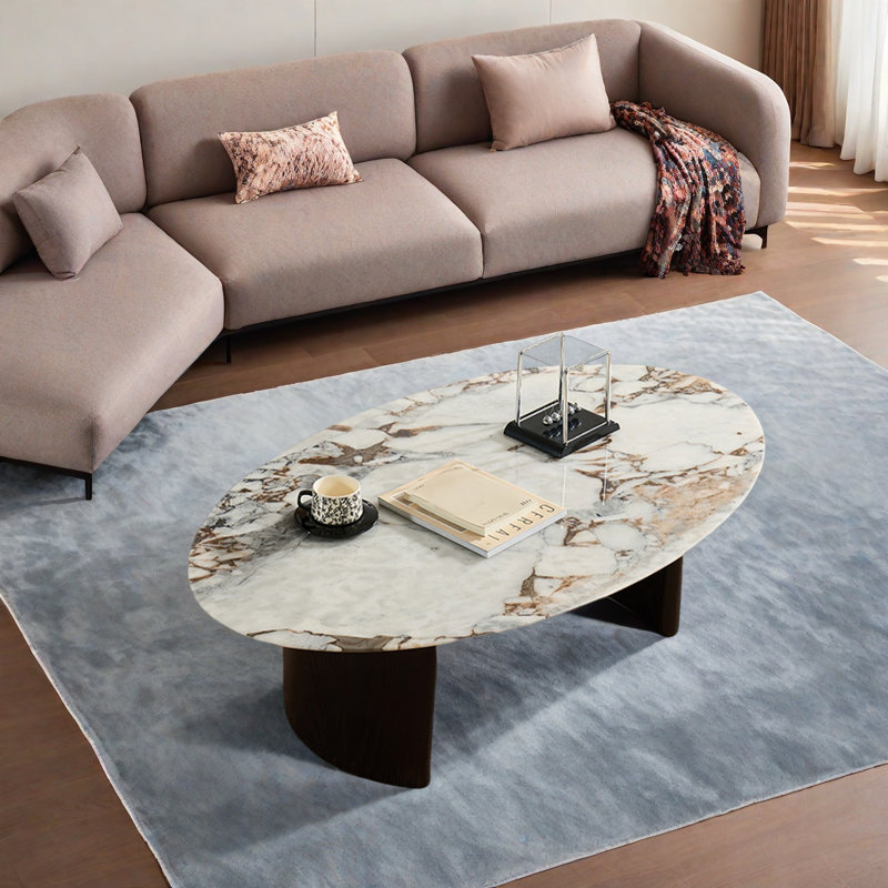 Oval Marble Coffee Table