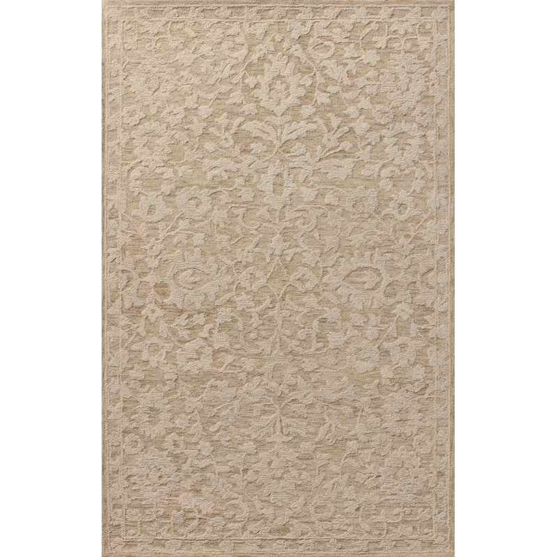 Tapis argile / ivoire Charlton Home® Galit, Tapis de couloir 2 pi 6 po x 9 pi 9 po
