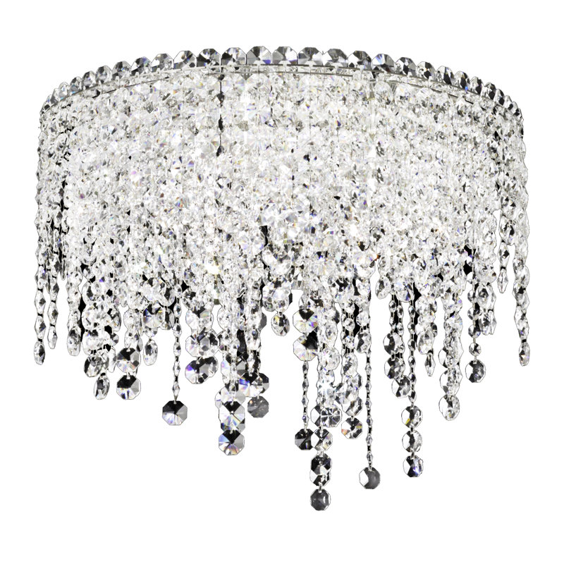 Chantant 5 - Light Flush Mount, Heritage Clear
