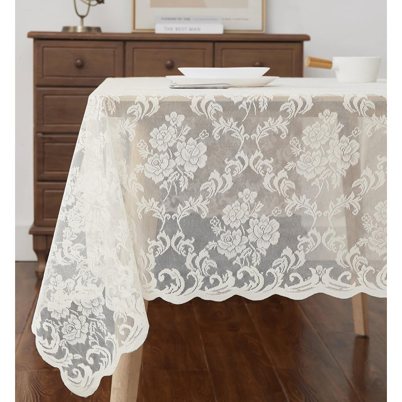 Nappe Daniyah, 72 po x 54 po, Ivoire ivoire