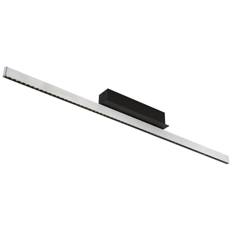 Weaverville 1 - Light Matte Black LED Pendant, Brushed