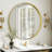 Wall Mirror Deep Framed Bathroom Mirror Wall Mounted Round Mirror,-565746362-565746361