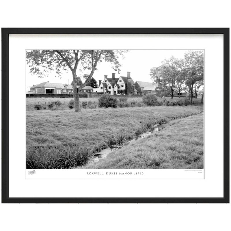 Roxwell, Dukes Manor C1960 by Francis Frith - Single Picture Frame Print, 60cm H x 80cm W x 2.3cm D