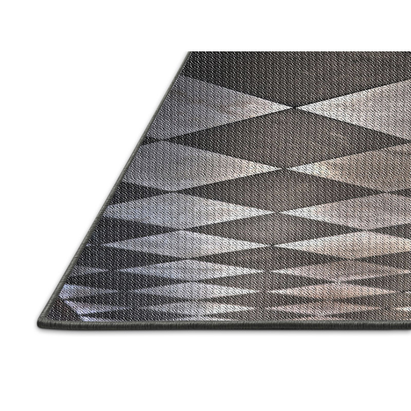Geometric Indoor Rug, Rectangle 5' x 8'