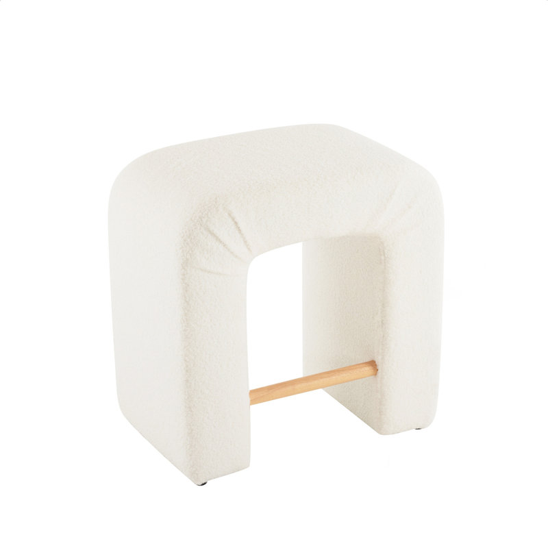Ensemble de 2 tabourets 24 po, 2 chaises de salle à manger pour îlot de cuisine, blanc