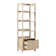 Transitional Narrow Bookshelf with Drawer on Bottom