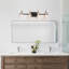 Luminaire de salle de bain moderne à 4 lumières à intensité variable avec abat-jour