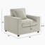 Fauteuil en velours côtelé Chelsea-993746210