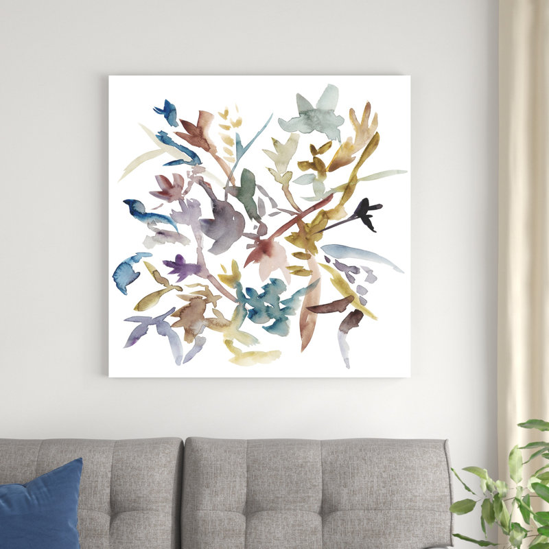 Fleurs de la forêt II, H 36 po x l 36 po x P 1,25 po