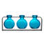 Ensemble de vases de table 3 pièces Blooms Aqua-22103954