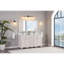60" Solid Wood Sink Vanity  With 1' Artificial Stone Top-483886943