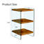 Trois niveaux de tables de chevet.-2113797023