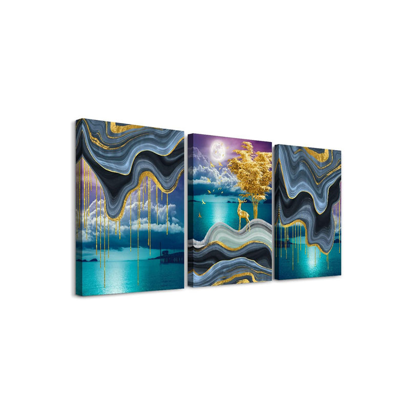 3 Piece Wrapped Canvas Print