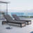 Pawni Teak Outdoor Chaise Lounge-397257006