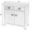 Commode 2 tiroirs Ebern Designs Keidy-62320833