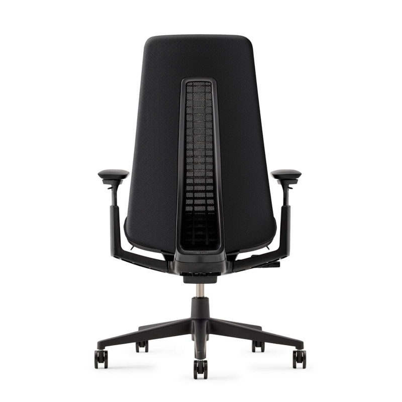 Haworth Fern Mesh Task Chair, No, Coal