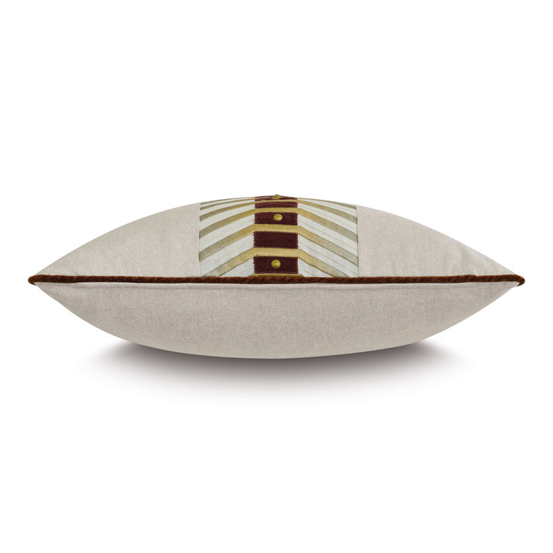 Housse et insert de coussin rectangulaire en polyester Rufus