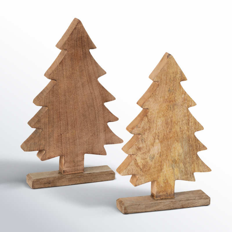 2 Piece Mango Large Tree Accents Set