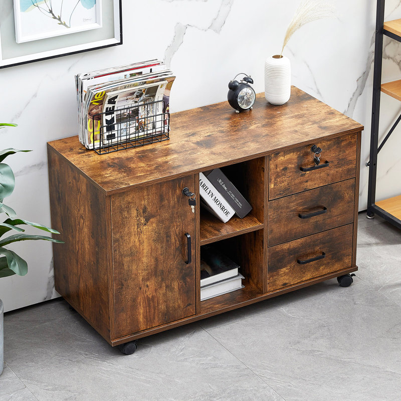 Storage Cabinet, Walnut