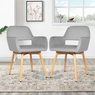 Fauteuil en velours de 54,61 cm de large Cadee