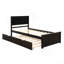 Lit plateforme avec couchette, cadre, espresso