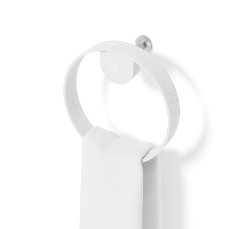 Ring Towel Holder Yoku, Light Grey