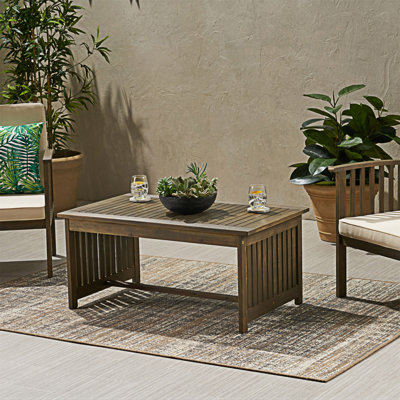 Brizza Solid Wood Coffee Table
