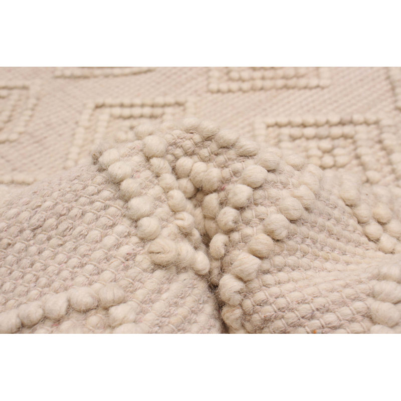 Tapis rectangulaire en laine 2 pi 8 po x 5 pi Kiyler