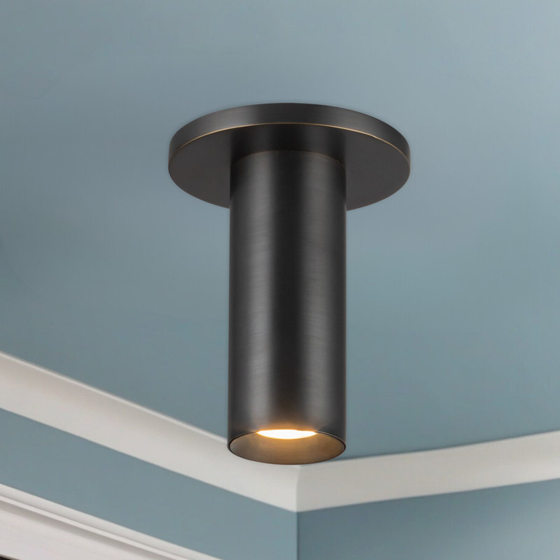 Mason 1 - Light LED Flush Mount, Urban Bronze
