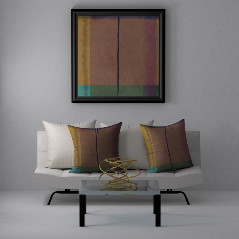 Star Abstract Reversible Throw Pillow, 20" H x 20" W