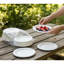 Ensemble de 6 assiettes royales Eco Premium, 1 comp, sans PFAS, 8 pochettes de 125 assiettes (1000 / CS)