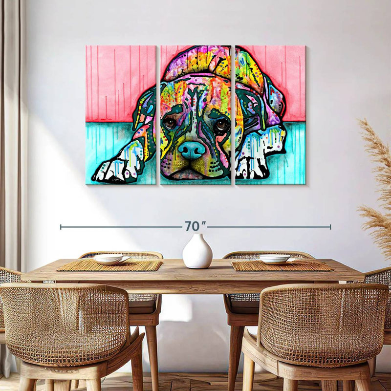 Brampt Lying Boxer, 36" H x 57" W