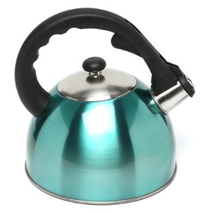 Creative Home 2.8 Qt. Stainless Steel Stovetop Whistling Tea Kettle with Aluminum Capsulated Bottom
