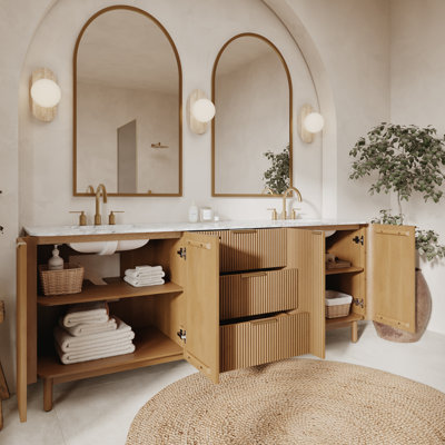 Ensemble de meuble-lavabo double 84 po Nova